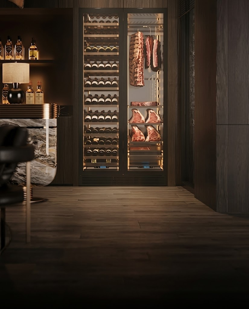 Wine Cooler& Dry Aging Cabinet-DA600S+JC800A