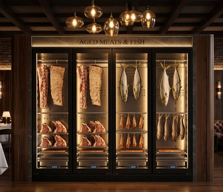 SICAO Professional Dry Aging Cabinets: Full Range from 70L to 900L