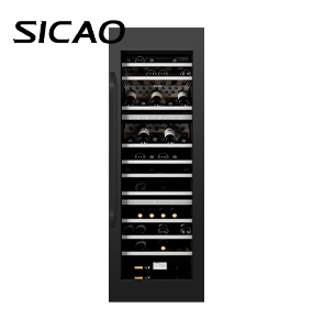 SICAO 235L Compressor Fan Cooling Wine Cabinet