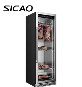 SICAO 380L  Beef Steak Meat Dry Aging Aged Cooler Refrigerator Fridge Cabinet Automatic Machine 
