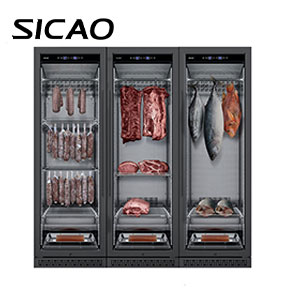 SICAO 1140L combine display dry age chiller fridge Dry Aging Refrigerator