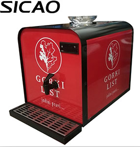 One bottle liquor chiller dispensor